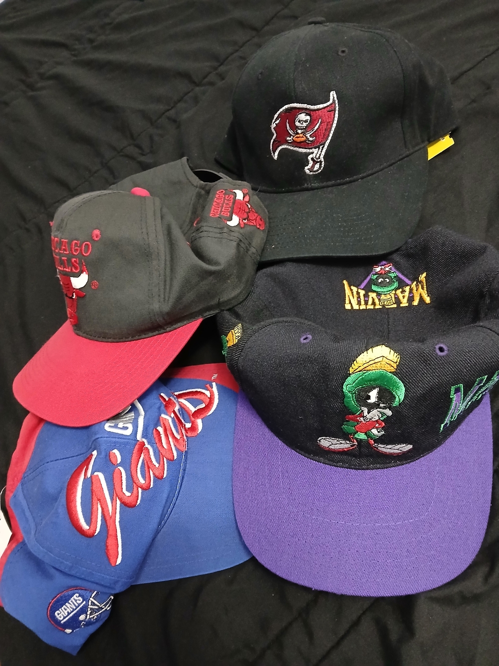 Marvin the Martian Black and Purple Kids Baseball Cap - Unbranded